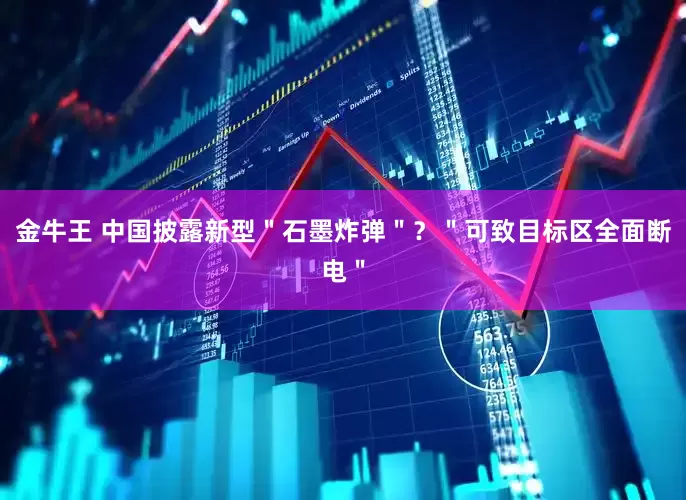 金牛王 中国披露新型＂石墨炸弹＂？＂可致目标区全面断电＂