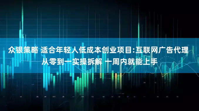 众银策略 适合年轻人低成本创业项目:互联网广告代理 从零到一实操拆解 一周内就能上手